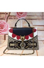 Best Imitation Gucci Broche GG Supreme Top Handle Bag 466432 VS05569