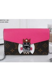 Best Louis Vuitton TRIBAL MASK CHAINE WALLET Monogram M60797 Rose VS00507