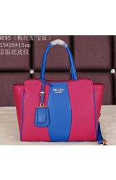 Best Prada Original Grainy Leather Tote Bag BN8095 Rose VS09800