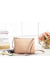 Best Quality Fake Celine Trio Crossbody Messenger Bag 3000 in Apricot Original Calfskin Leather VS09882