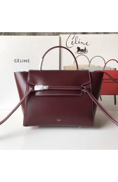 Celine Belt Bag Original Burgundy Smooth Calfskin C010702 VS03788