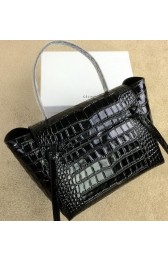 Celine Belt Bag Original Croco Leather CL98312M Black VS08807