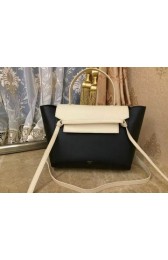 Celine Belt Bag Original Leather C3346 Black&OffWhite VS03247