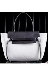 Celine Belt Bag Original Leather CL3345M White&Black VS01309