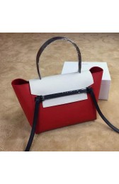 Celine Belt Bag Original Leather CLA98312 Red&White VS03149