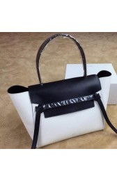 Celine Belt Bag Original Leather CLA98312 White&Black VS01459