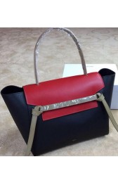 Celine Belt Bag Original Leather CLT98312M Black&Red&Khaki VS03126