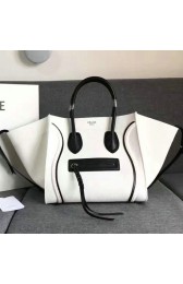Celine Canvas Phantom Luggage Tote White 030404 VS03633