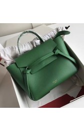 Celine Grained Calfskin Belt Bag Green C010704 VS04275