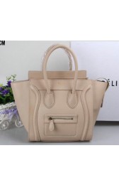 Celine Luggage Micro Tote Bag Original Leather C3308M Light Apricot VS06919
