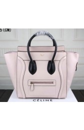 Celine Luggage Mini Tote Bag Original Leather Ci3308 Light Pink VS00543