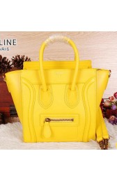 Celine Luggage Nano Bag Ferrari Leather CL3308S Lemon VS02046