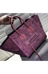 Celine Luggage Phantom Bag Burgundy Original Leather CL112520 VS04290