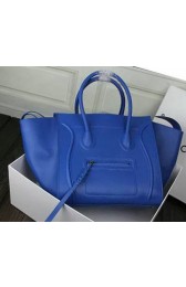 Celine Luggage Phantom Bag Smooth Leather Ci3341 Blue VS07773