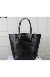 Celine Medium Cabas Phantom Bag Calfskin C3385 Black VS08702
