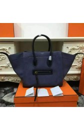 Celine Medium Luggage Phantom Handbag In Navy Canvas CT169952 VS00158