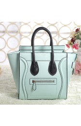 Celine Micro Luggage 3307 in Mint Green Original Leather YD VS09677