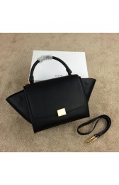 Celine mini Trapeze Bag Original Leather CL005 Black VS00653