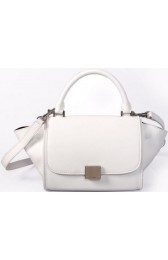 Celine Nano Trapeze Bag Smooth Leather C88038 White VS00502