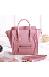 Celine Nao Luggage 3309 in Cherry Pink Original Leather VS02102