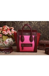 Celine Nao Luggage 3309 in Light Purple with Red Original Leather VS08344