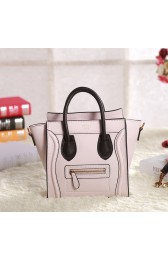 Celine Nao Luggage 3309 in Pink with Black Original Leather VS05807
