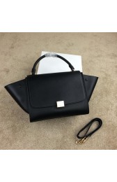 Celine Trapeze Bag Original Leather CL008 Black VS07883