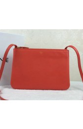 Celine Trio Original Leather Shoulder Bag C98318 Orange VS03648
