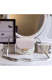 Celine Trotteur Bag Litchi Leather CTA4298 White VS01472