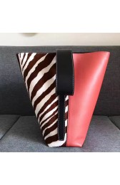 Celine Twisted Cabas in Orange Horsehair 030403 VS07544