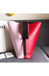 Celine Twisted Cabas Pink and Red Smooth Calfskin C14041 VS00069