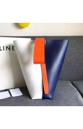 Celine Twisted Cabas White and Blue Smooth Calfskin C14041 VS09016
