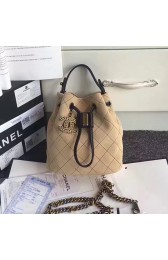 Chanel Calf Leather Mini Bucket Bag Camel 170304 VS05087
