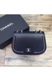 Chanel Calflskin Flap Shoulder Bag Black A98775 VS07274
