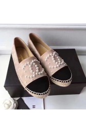 Chanel CC Pearl Suede Espadrilles Pink CH0729 VS08775