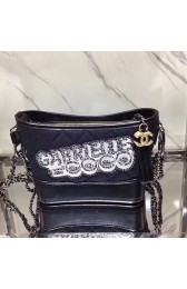 Chanel Chanel's Gabrielle Small Hobo Bag Blue & Black A91810 VS04980