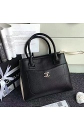 Chanel Grained Calfskin Large Shopping Bag Black A69929 VS08388