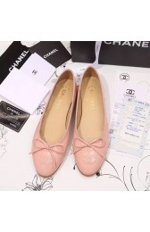 Chanel Pink Patent Leather Ballet Flats CH1630 VS03866