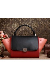 Cheap Celine Trapeze Top Handle Bag Horse Hair 3342 Black&Wine&Brown VS09144