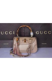 Cheap Gucci New Bamboo Top Handle Bags 240242 Apricot VS08787