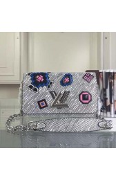 Cheap Louis Vuitton Fall Winter 2015 TWIST Chain Purse M61490 Grey VS02311