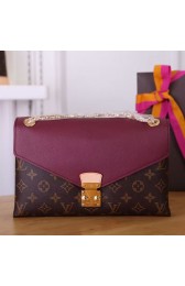 Cheap Louis Vuitton Monogram Canvas & Calf Leather Pallas Chain Burgundy M41223 VS08704