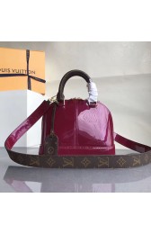 Cheap Louis Vuitton Patent Leather Alma BB Purple M54785 VS08585