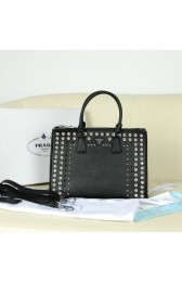 Cheap Prada BN2274 Original Calfskin Leather with Diamond Handbag in Black VS01155