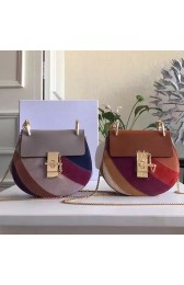 Chloe Drew Mini Leather and Suede Shoulder Bag 290930 VS06045