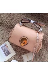 Chloe Indy Large Leather Camera Shoulder Bag Pink 161020 VS03180