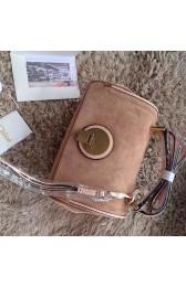 Chloe Indy Large Leather Camera Shoulder Bag Pink 161030 VS01182