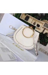Chloe Nile Bracelet Crossbody Bag White 230604 VS01173