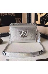 Copy AAA Louis Vuitton Epi Leather Twist MM Silver M50280 VS03353