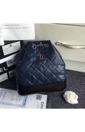 Copy Chanel Chanel's Gabrielle Backpack Blue and Black A94485 VS09477